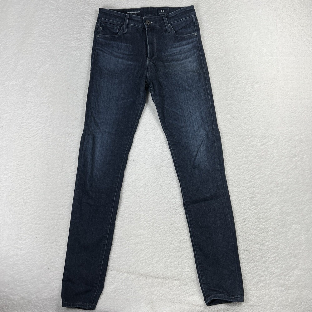 Adriano Goldschmied  Jeans Womens 27R The Farrah Skinny High Rise Dark (27x30)